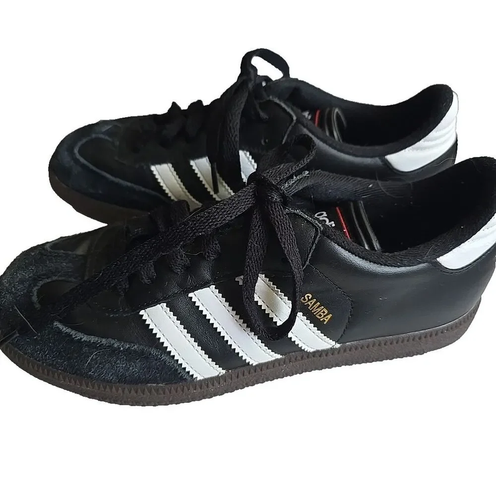 adidas SAMBA OG SHOES KIDS Black White Youth & Teens Size 5